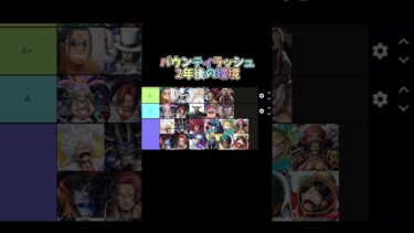 バウンティラッシュ 2年後の環境 #onepiece #バウンティラッシュ