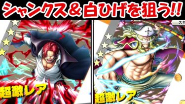 【バウンティラッシュ】超フェスのシャンクス＆白ひげ狙って20連！！超バウンティフェス！！【ONE PIECE】