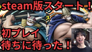 ついにsteam版スタート！！【ワンピースバウンティラッシュ】