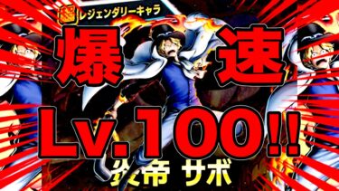 新超フェス炎帝サボ神引きしたらんかい‼️爆速Lv.100‼️【バウンティラッシュ】