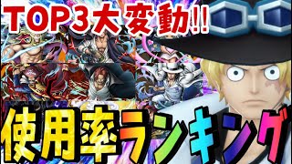 赤犬上方修正後の上位帯使用率ランキングＴＯＰ１０！！！！【バウンティラッシュ】