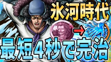 【バウンティラッシュ】最短4秒！新メダル使用の編成がクザンと相性最強すぎる！！