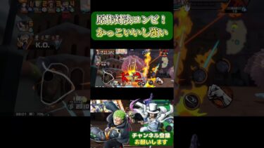 原作対決コンビ！ゾロ、ルッチかっこよ！[バウンティラッシュ]