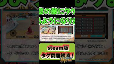 【バウンティラッシュ】steam版のタゲ問題が解決！