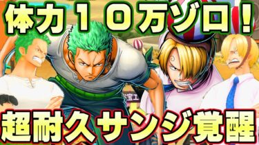 体力１０万ゾロ！？超耐久サンジゾロが最強フェス限すぎる！【バウンティラッシュ】