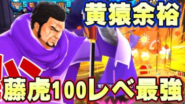 最強ゲッター！黄猿ノーダメージで旗抜ける！藤虎100レべフルブリーグ！【バウンティラッシュ】