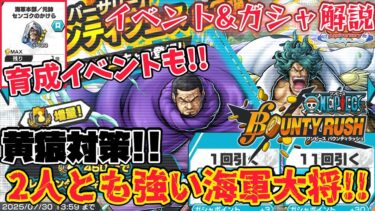 【対策フェス限】海軍大将イッショウ&アラマキ登場!!二人とも中々に強くイベントも熱い！【バウンティラッシュ】