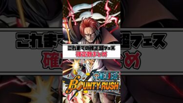 【簡単解説】これまでの修正超フェス復刻確定数【バウンティラッシュ】