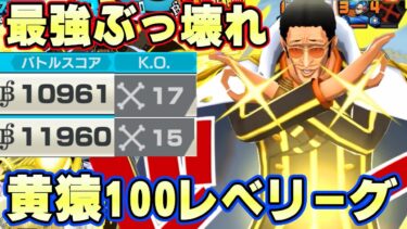 過去最強！新超フェス黄猿ボルサリーノ100レべフルブリーグ！【バウンティラッシュ】