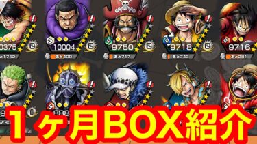 新データ初めて1ヶ月経ったからBOX紹介します　バウンティラッシュ