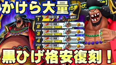 黒ひげかけら大量復刻！格安で確定だけどおかしいことがある！【バウンティラッシュ】